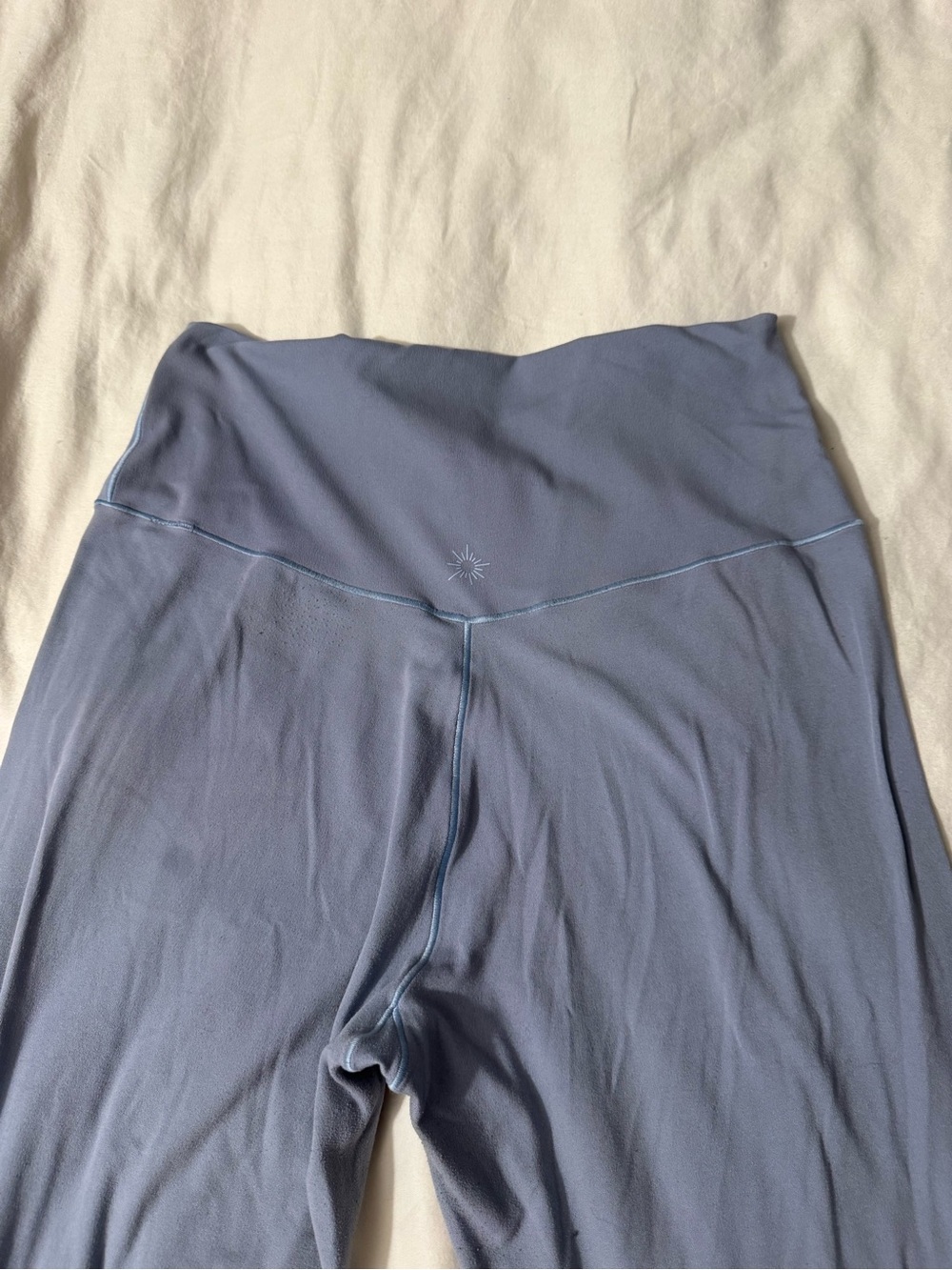 Aerie Offline Light Blue Flared Yoga Pants - Picture 6 of 7